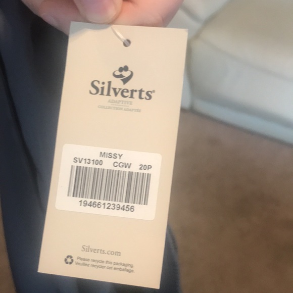 Silverts Adaptive Clothing Pants Petite - Picture 2 of 5